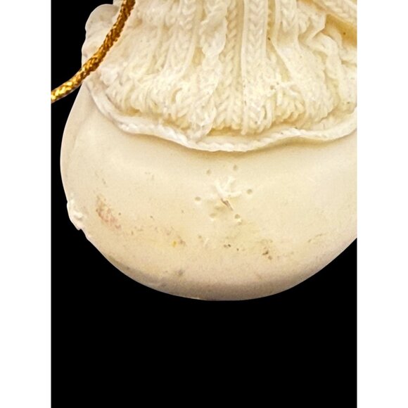 Set Of 4 Vintage Don Mechanic Snow Folk  SNOWMAN /SANTA “Let It Snow” Ornaments - Picture 4 of 5